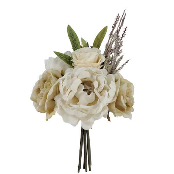 Ashland Rose & Peony Mix Bouquet - Cream