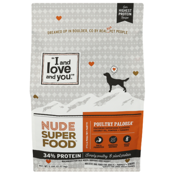 I And Love And You Nude Super Food Poultry Palooza Dog Food Same