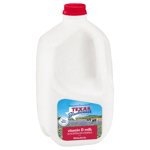 Texas Bluebonnet Vitamin D Milk