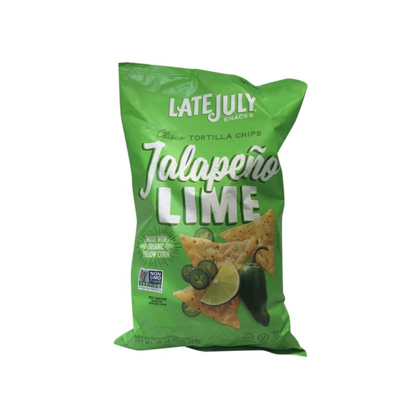 Late July Jalapeno Lime Clasico Tortilla Chips (16 oz) Instacart