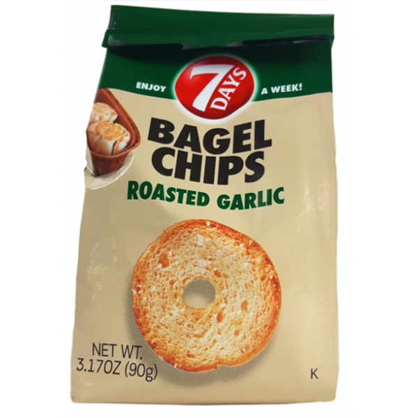 7 Days Bagel Chips, Roasted Garlic (3.17 oz) from Food Lion Instacart