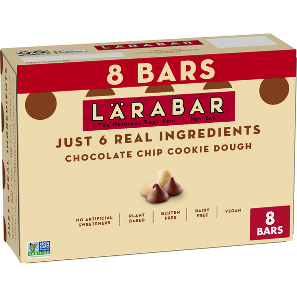 LÄRABAR Chocolate Chip Cookie Dough, Gluten Free Fruit & Nut Bar