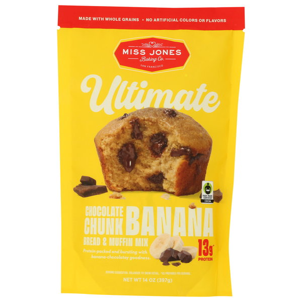 Miss Jones Baking Co. Ultimate Chocolate Chunk Banana Bread & Muffin Mix