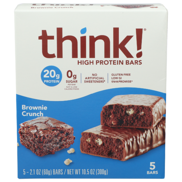 Think Brownie Crunch High Protein Bars 5 Pack