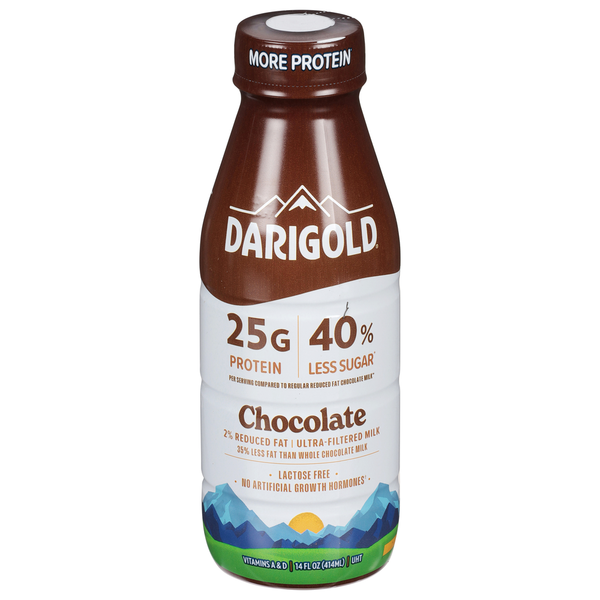 Darigold Milk, Chocolate, Ultra Filtered, 2% Reduced Fat Same-Day