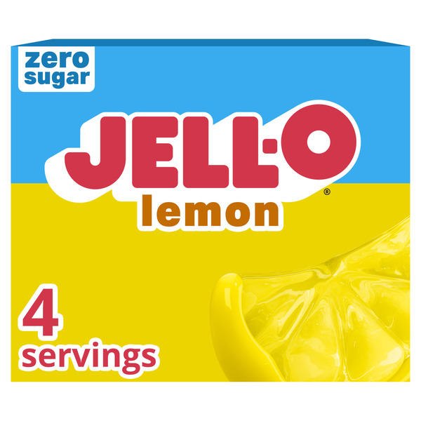 Jell-O Zero Sugar Lemon Flavor Gelatin Same-Day Delivery or Pickup