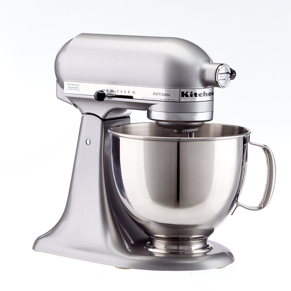 KitchenAid Artisan 5 qt Stand Mixer, 7-3/4 x 6 x 9-3/4 in - Silver