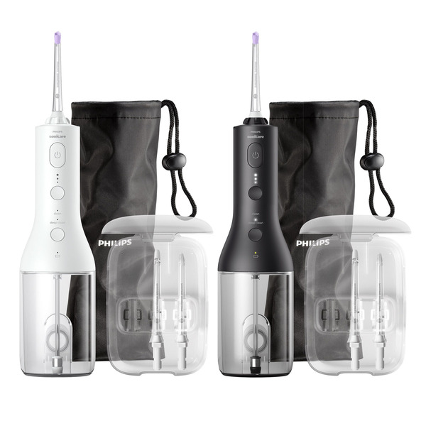 Philips Sonicare Cordless Rechargeable Power Water Flosser, 2-pack