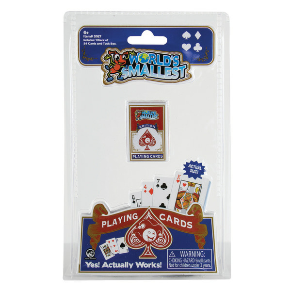 Super Impulse World’s Smallest Worlds Smallest Playing Cards