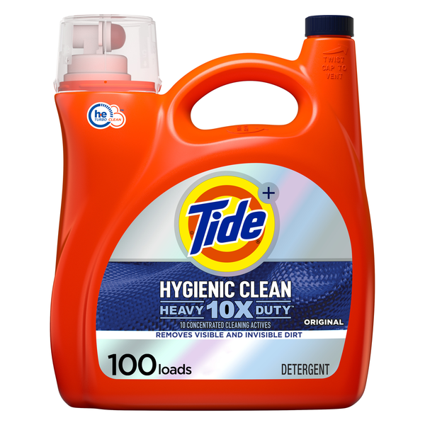 Tide Hygienic Clean Heavy 10x Duty Liquid Laundry Detergent