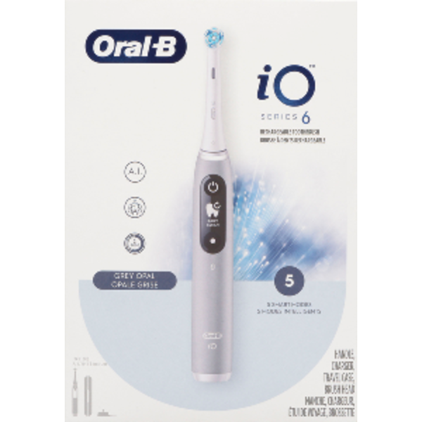【新品未開封】Oral-B iO Series 6 グレーオパール Oral-B iO Series 6 Rechargeable Electric Toothbrush - Grey Opal