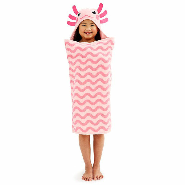 The Big One ® Axolotl Bath Wrap, Pink Axolotl