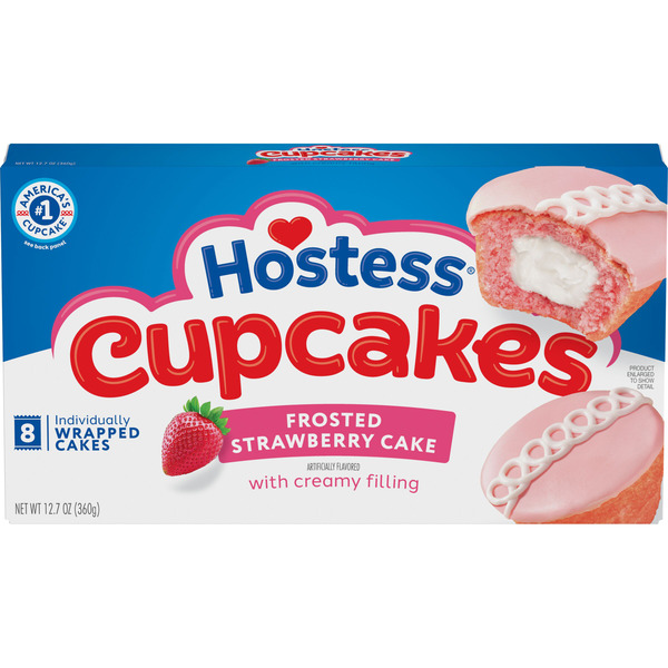 Hostess Cupcakes, Artificially Flavored Strawberry Snack Cakes