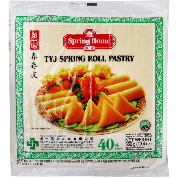 Spring Home Pastry Wrap