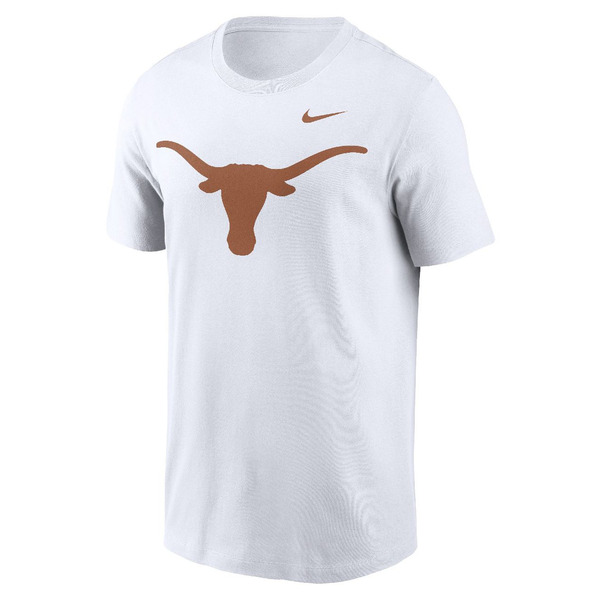 Nike Men's Texas Longhorns White Logo T-Shirt, XL
