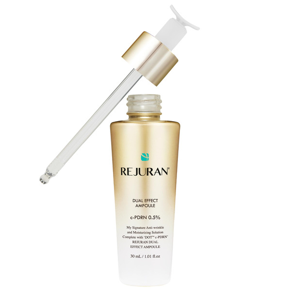 Rejuran Dual Effect Ampoule c-PDRN 0.5% Rejuvenating Serum for Visible Firmness & Barrier Support
