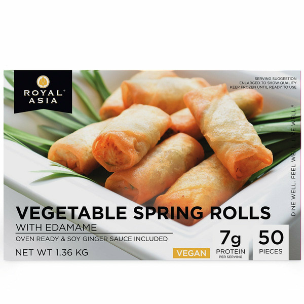 Royal Asia Vegetable Spring Rolls 50 count
