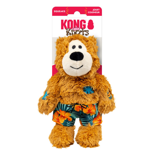 Kong Wild Knots Bear Tropical Shorts Dog Toy, Small