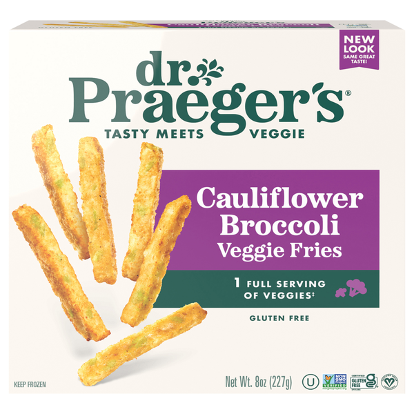 Dr. Praeger's Veggie Fries, Gluten Free, Cauliflower Broccoli Same