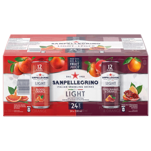San Pellegrino Light Pomegrante & Orange Sparkling Water