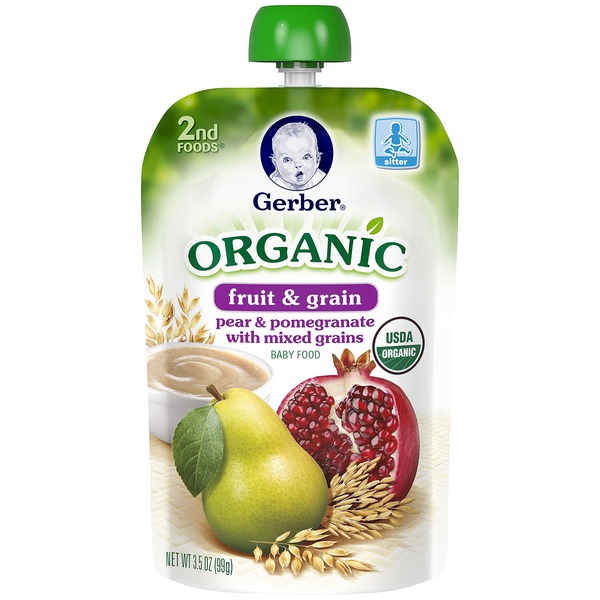 gerber pear baby food