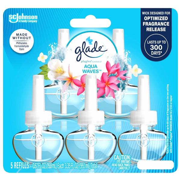 Glade PlugIns Scented Oil Air Freshener Aqua Waves - Thumbnail 3