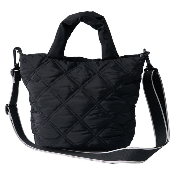 LIVE IN STYLE Black Quilted Mini Tote Crossbody Same-Day Delivery