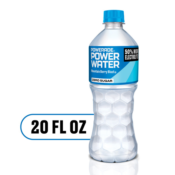 POWERADE Power Water Zero Sugar Mountain Berry Blast Flavored Electrolyte Water Bottle