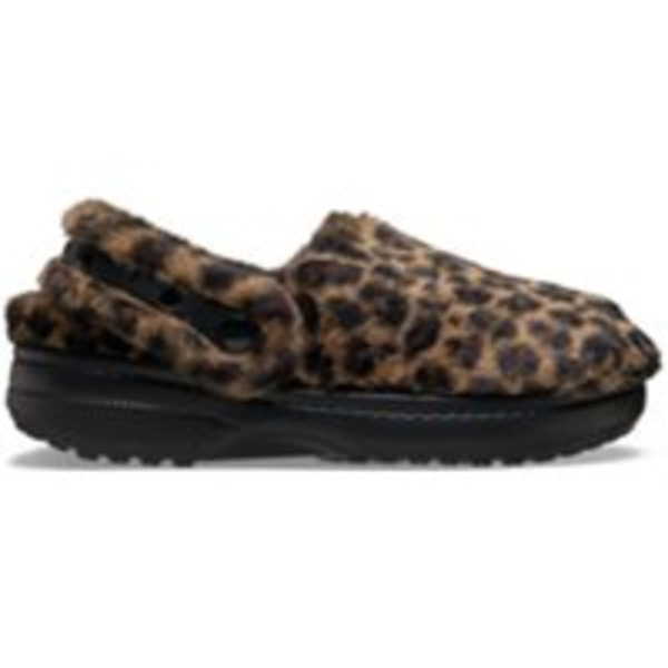 Crocs Unfurgettable Classic Clogs, Size M5/W7, Medium Width - Sepia/Leopard