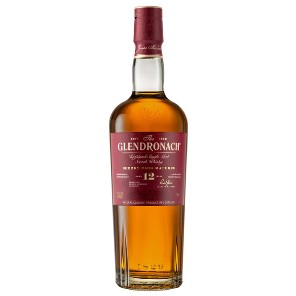 Glendronach 12-year Highland Scotch Whiskey, 700 ml