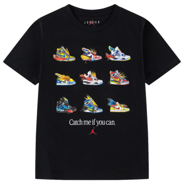 Jordan Boys' Fishing Lure Tee, S - Black