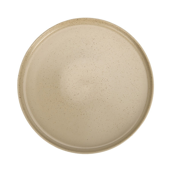 Gibson Stoneware Dinner Plate, 10.5 x 10.75 in - Cream
