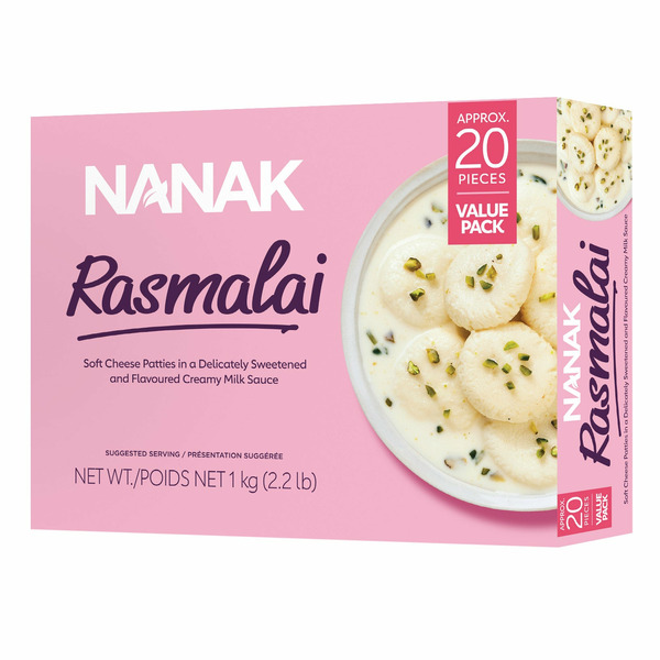 Nanak's Rasmalai Traditional Indian Dairy Dessert