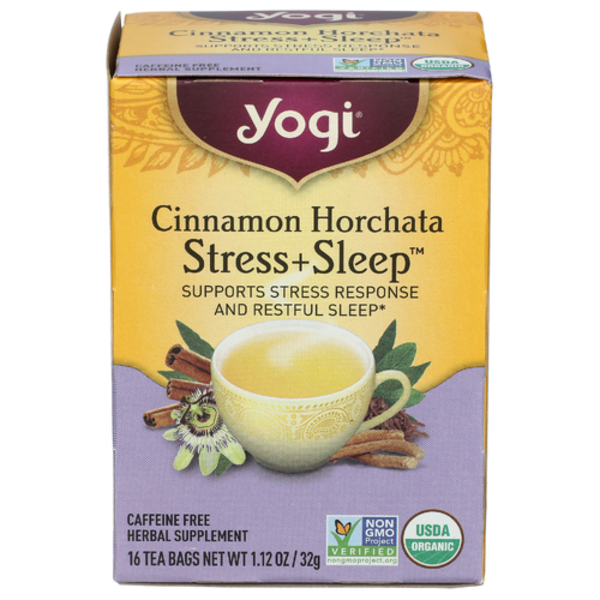 Yogi Tea Organic Cinnamon Horchata Stress + Sleep Tea