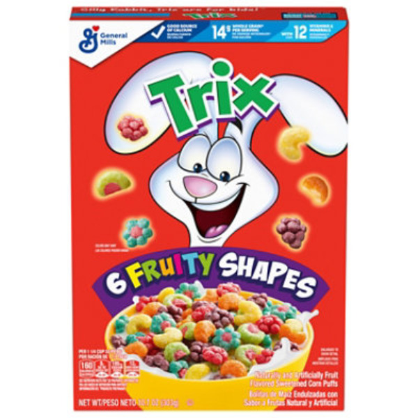 General Mills Trix Fruity Shapes Cereal