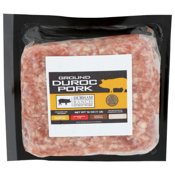 Sprouts Farmers Market Durham Ranch Duroc Pork Ground Lean To Fat 72/28