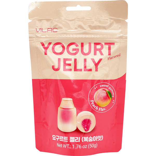 VILAC Peach Flavored Yogurt Jelly