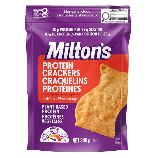 Milton's Red Chili Protein Crackers 340 g