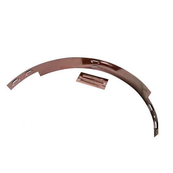 Vigoro 3-3/4 Ft. Brown Steel Tree Ring Edging Section