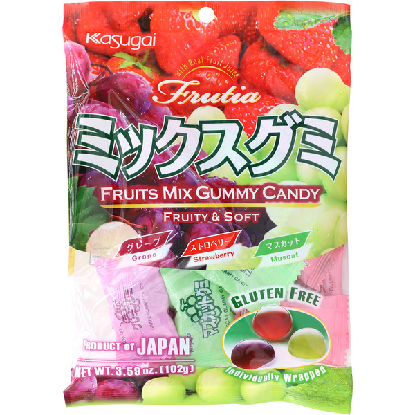 Kasugai 100 Mix Fruits Mix Gummy Candy