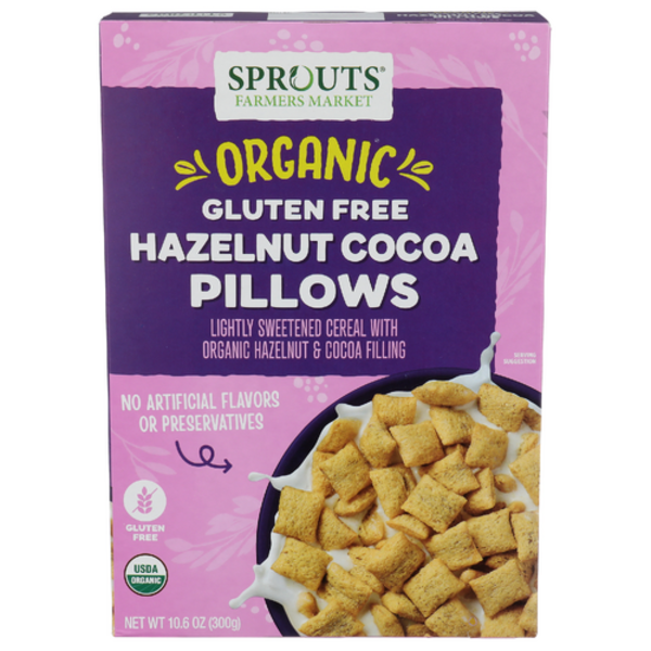 Sprouts Organic Hazelnut Cocoa Pillows Cereal Same-Day Delivery or