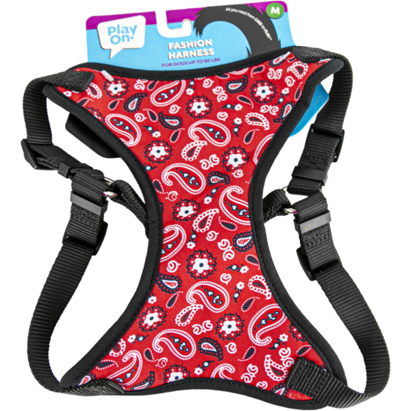 Play On Fashion Paisley Dog Harness, Medium