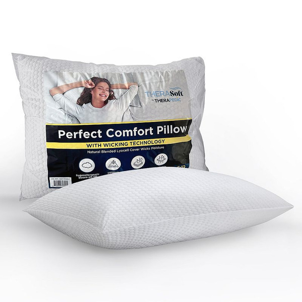 Therasoft by THP TheraSoft by Therapedic Perfect Comfort Pillow, White