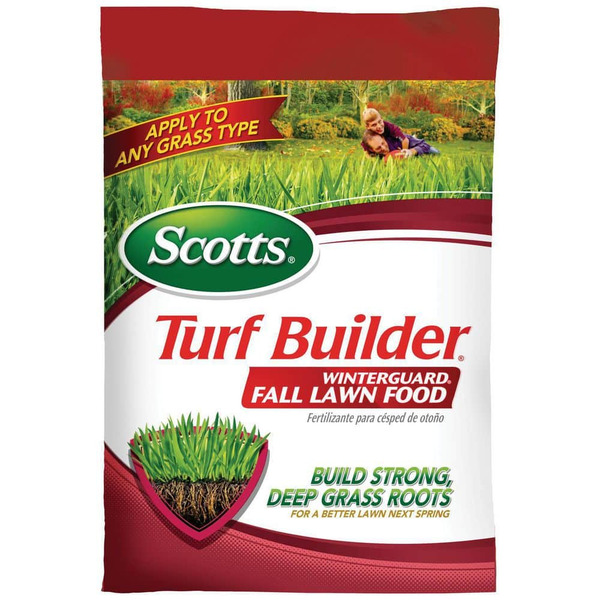 Scotts Turf Builder 32.3 Lbs. 12,000 Sq. Ft. Winterguard Fall Dry Lawn Fertilizer For All Grass Types