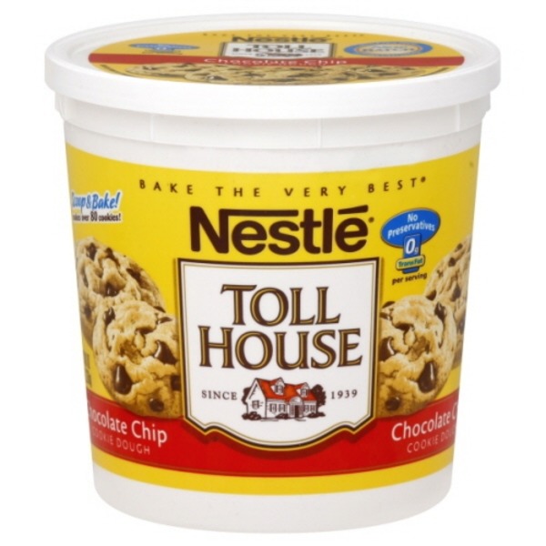 Toll House Chocolate Chip Cookie Dough (80 oz) from Costco Instacart
