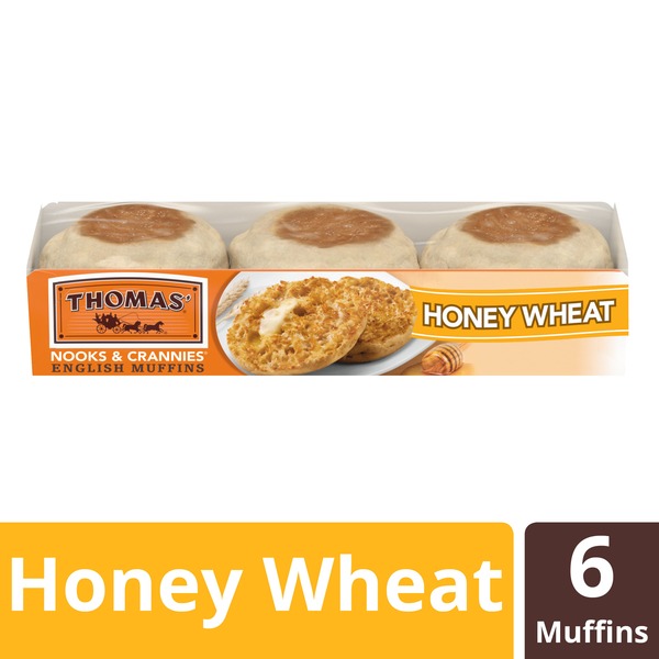 Thomas Honey Wheat English Muffin (12 oz) Instacart