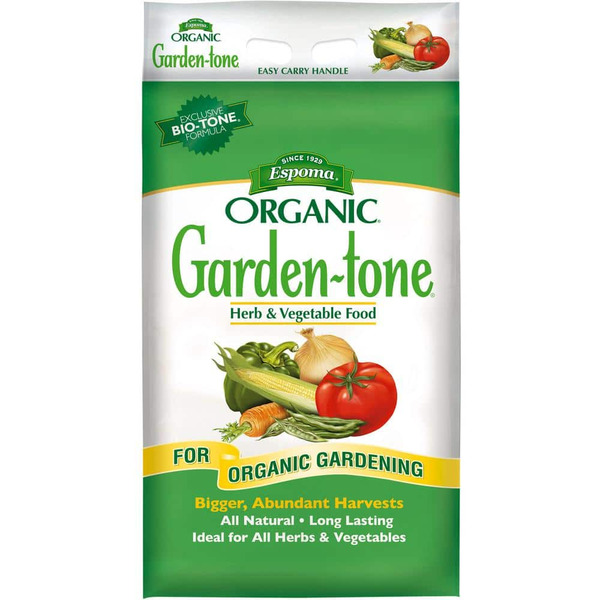 Espoma Garden Tone 27 Lb. Organic Herb And Vegetable Plant Food Fertilizer For Vegetable Gardens 3-4-4