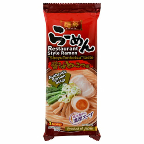Menraku Ramen, Restaurant Style, Shoyu Tonkotsu