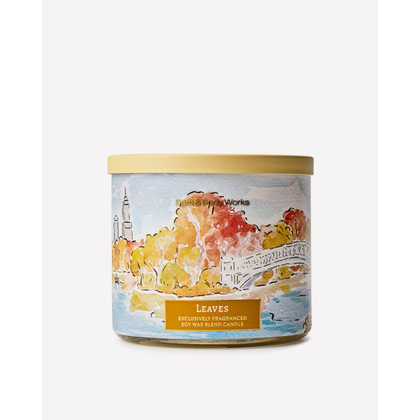 Leaves 3-Wick Candle