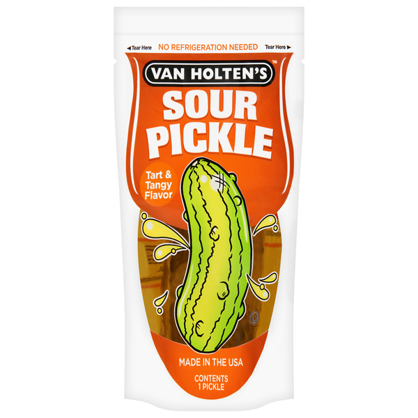 Van Holten's Sour Pickle, Tart & Tangy, Jumbo Same-Day Delivery or